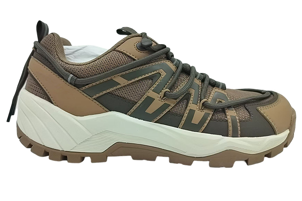 What special materials are used in outdoor shoes to improve their breathability and durability?